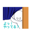 白くんと白くん（個別スタンプ：1）