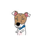 ぷよ ジャック ラッセル テリア犬 アニメ 5（個別スタンプ：22）