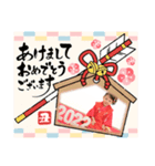 冬・年末年始ありさスタンプ（個別スタンプ：5）