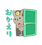 ほぼ無表情のうさぎ（個別スタンプ：36）