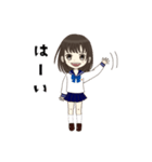 制服の女の子のスタンプ【東京女学館編】（個別スタンプ：5）