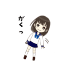 制服の女の子のスタンプ【東京女学館編】（個別スタンプ：13）