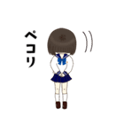制服の女の子のスタンプ【東京女学館編】（個別スタンプ：14）