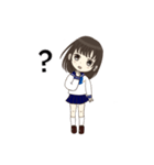 制服の女の子のスタンプ【東京女学館編】（個別スタンプ：18）