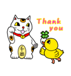 ⭐️開運 招き猫⭐️（個別スタンプ：6）