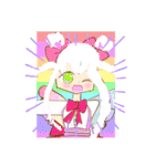 少女とミニキャラMAX！！！！（個別スタンプ：7）