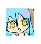 少女とミニキャラMAX！！！！（個別スタンプ：10）