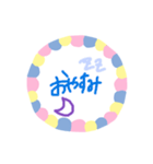 日常使いできるシンプルスタンプたち（個別スタンプ：3）