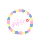 日常使いできるシンプルスタンプたち（個別スタンプ：12）
