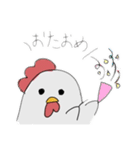 雑ニワトリスタンプ（個別スタンプ：22）