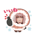 HAPPYな女の子（個別スタンプ：5）