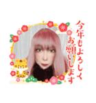 HAPPYな女の子（個別スタンプ：6）