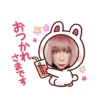 HAPPYな女の子（個別スタンプ：19）
