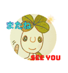 *葉ppy*～yes.no  挨拶 返事（個別スタンプ：8）