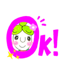 *葉ppy*～yes.no  挨拶 返事（個別スタンプ：9）