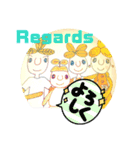 *葉ppy*～yes.no  挨拶 返事（個別スタンプ：13）
