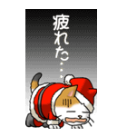 猫大好き！（大）その26(X'mas・年末年始）（個別スタンプ：8）