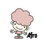Afroさん（個別スタンプ：4）