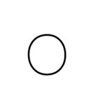 simple shapes kama（個別スタンプ：4）