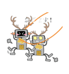 ゆるロボット達と過ごすクリスマス（個別スタンプ：4）