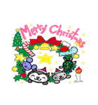 クロにゃんの基本の動き3  - 冬 -（個別スタンプ：15）