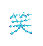 イルカ文字(DEEPBLUE)（個別スタンプ：28）