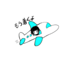 ウルフヘアな女子（個別スタンプ：11）