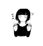ウルフヘアな女子（個別スタンプ：31）