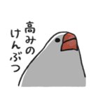 無責任な文鳥（個別スタンプ：33）