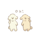ゆるふわトイプードルの日常（個別スタンプ：3）