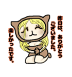 きゃばねこ（個別スタンプ：3）