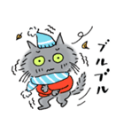 冬のグレー猫ねずくん♪クリスマス＆お正月（個別スタンプ：17）