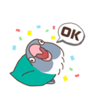うちのボタンインコ（個別スタンプ：35）