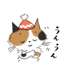 冬のミケ猫みけちゃん♪クリスマス＆お正月（個別スタンプ：11）