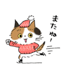 冬のミケ猫みけちゃん♪クリスマス＆お正月（個別スタンプ：40）