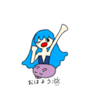 カイロウドウケツちゃんとセンジュナマコ（個別スタンプ：14）