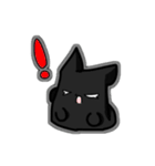 モノクロねこねこ（個別スタンプ：7）
