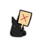 モノクロねこねこ（個別スタンプ：11）