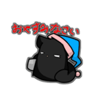 モノクロねこねこ（個別スタンプ：13）