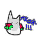 モノクロねこねこ（個別スタンプ：22）