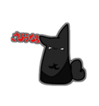 モノクロねこねこ（個別スタンプ：33）