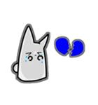 モノクロねこねこ（個別スタンプ：36）
