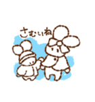 冬⛄️うさぎかぞく（個別スタンプ：1）
