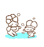 冬⛄️うさぎかぞく（個別スタンプ：6）