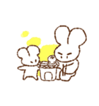 冬⛄️うさぎかぞく（個別スタンプ：9）