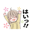 ふんわり女子の敬語すたんぷ。3（個別スタンプ：14）