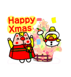 Xmasかしわ猫プレゼント❣Pョツリー❣（個別スタンプ：40）