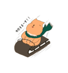 【カピバラ】かっぴーのクリスマス（個別スタンプ：12）