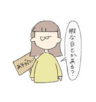 じと目ーズ①（個別スタンプ：24）