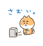 柴犬こまつのふゆのスタンプ（個別スタンプ：10）